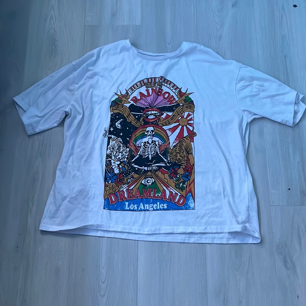 White t from SHEIN only worn 2 times